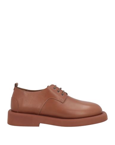 Marsèll Woman Lace-up Shoes Brown Size 8 Leather In Brown