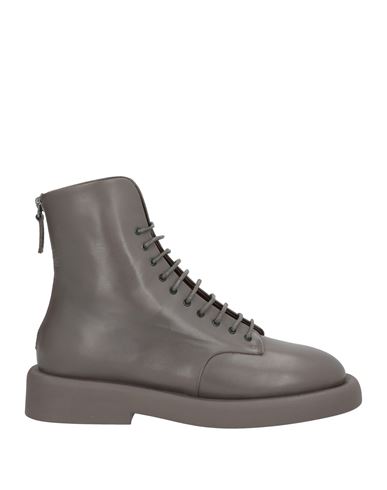 Marsèll Woman Ankle Boots Grey Size 8 Calfskin In Grey
