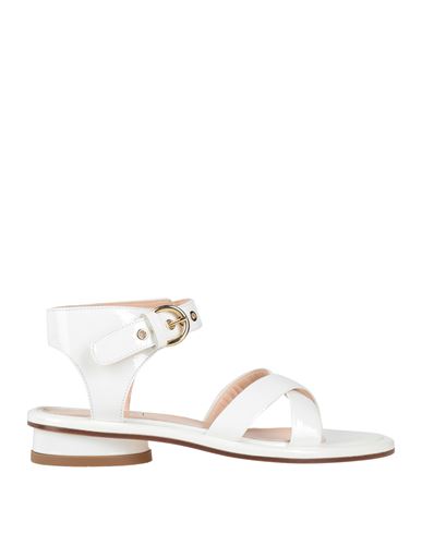 Agl Attilio Giusti Leombruni Agl Woman Sandals White Size 7 Leather In White
