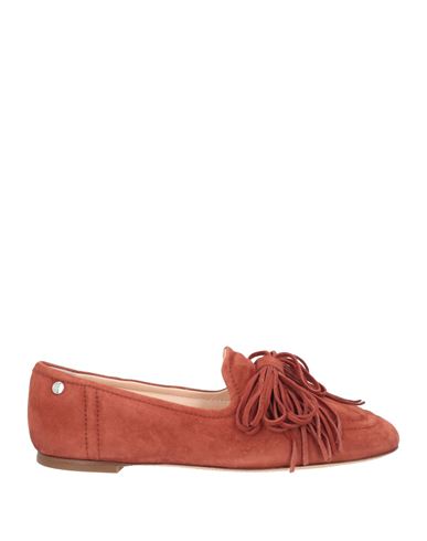 Agl Attilio Giusti Leombruni Agl Woman Loafers Tan Size 7 Leather In Brown