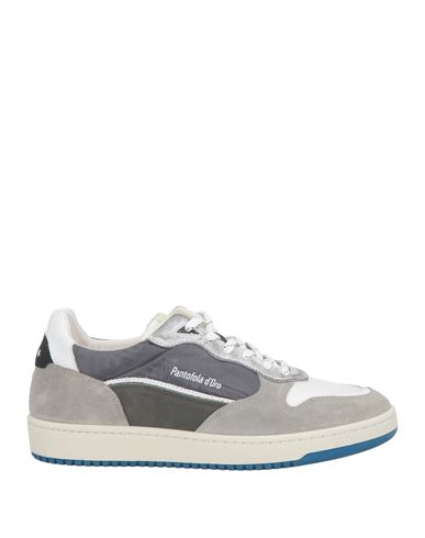Pantofola D'oro Man Sneakers Grey Size 9 Leather In Grey