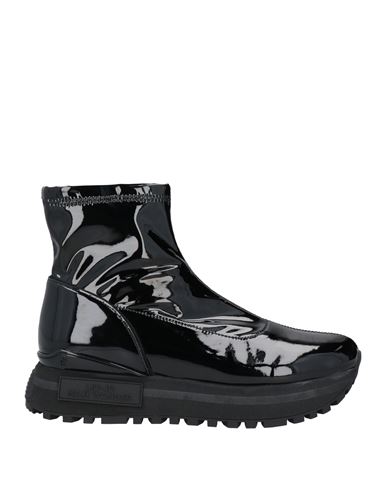 Liu •jo Woman Ankle Boots Black Size 8 Textile Fibers In Black