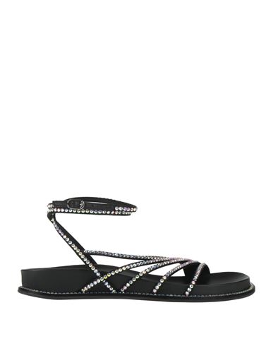 Le Silla Crystal-embelished Sandals In Black