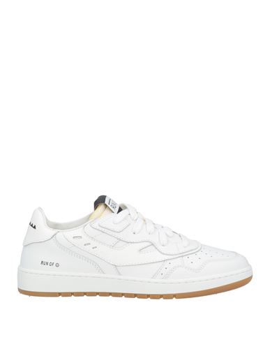 Run Of Woman Sneakers White Size 9 Leather In White