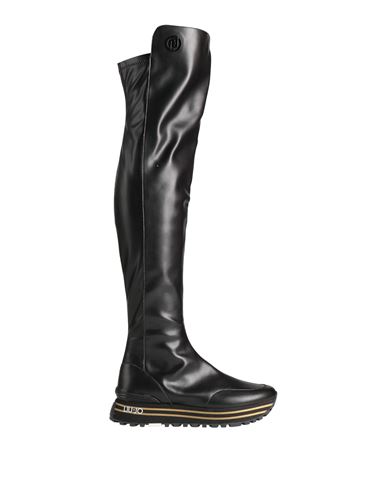 Liu •jo Woman Boot Black Size 8 Textile Fibers In Black