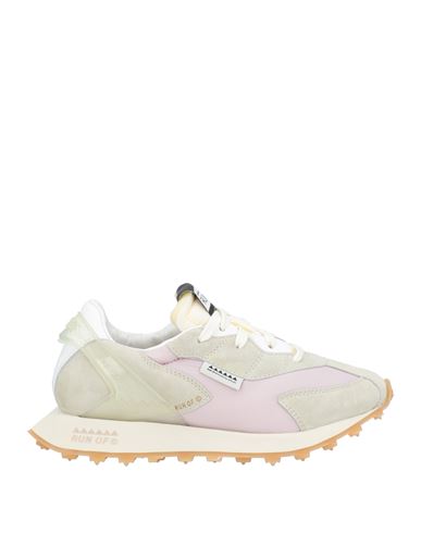 Run Of Woman Sneakers Beige Size 9 Leather, Textile Fibers In Beige