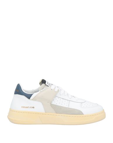 Run Of Woman Sneakers White Size 6 Leather, Textile Fibers In White