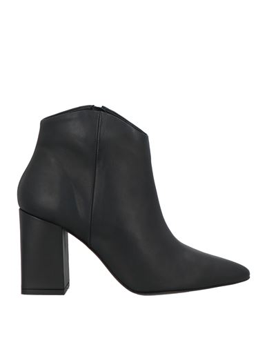 Bruno Premi Woman Ankle Boots Black Size 6 Leather In Black