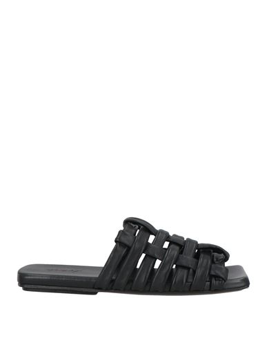 Marsèll Woman Sandals Black Size 6 Calfskin In Black