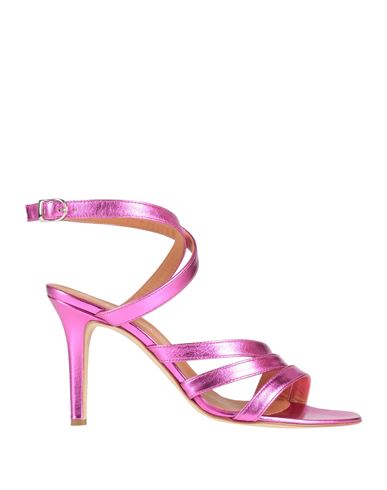Via Roma 15 Woman Sandals Light Purple Size 8 Leather In Purple