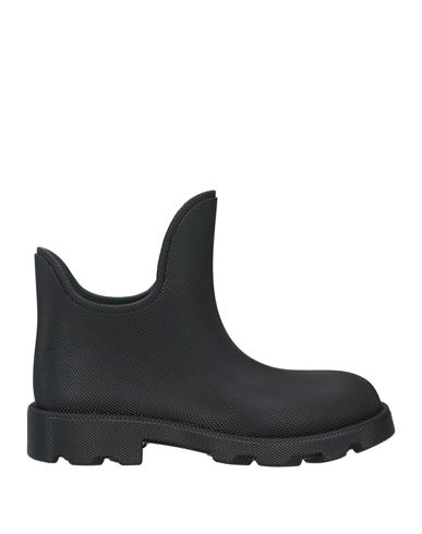 Burberry Man Ankle Boots Black Size 9 Plastic In Black