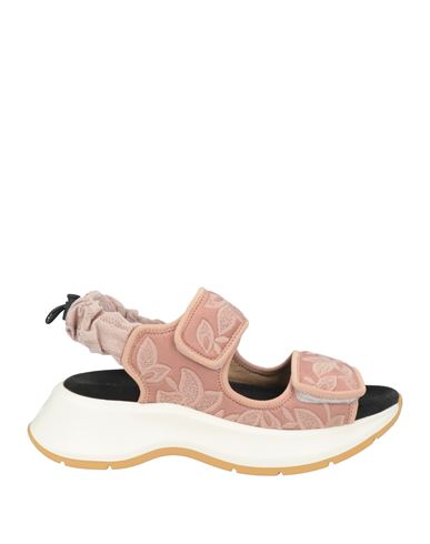Hogan Woman Sandals Antique Rose Size 8 Textile Fibers In Pink