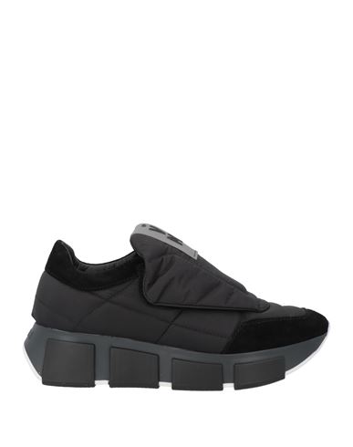 Vic Matie Vic Matiē Woman Sneakers Black Size 6.5 Leather, Textile Fibers In Black