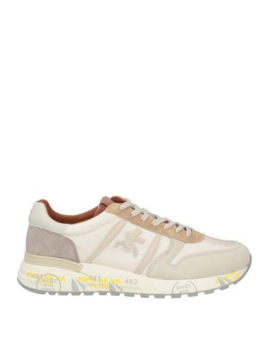 Premiata Tie Professional Sports Shoes In White