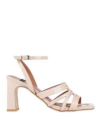 Angel Alarcon Ángel Alarcón Woman Sandals Beige Size 8 Leather In Neutral