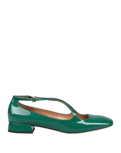 A.bocca A. Bocca Woman Ballet Flats Green Size 7.5 Leather