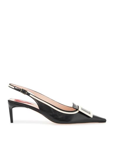Roger Vivier Slingback Dã©colletã© Viv In Black