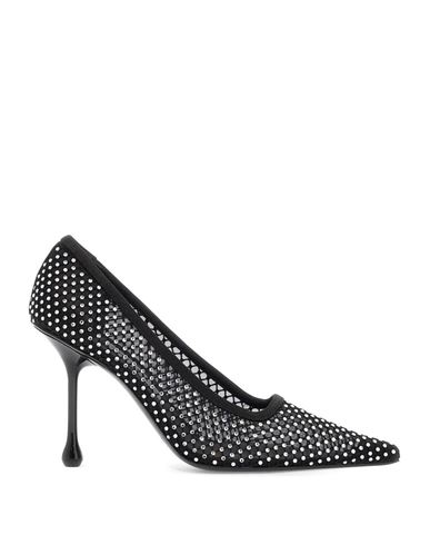 Jimmy Choo Ixia 95 Mesh Dã©colletã© In Black