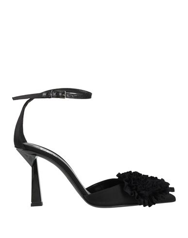 Aniye By Woman Pumps Black Size 8 Textile Fibers In Black