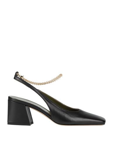 MARIA LUCA MARIA LUCA WOMAN PUMPS BLACK SIZE 8 LEATHER 