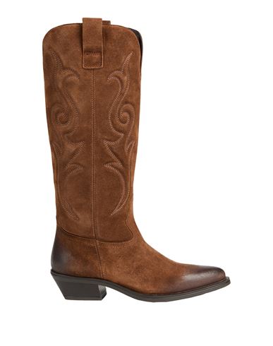 Carmens Woman Boot Brown Size 7 Leather In Brown