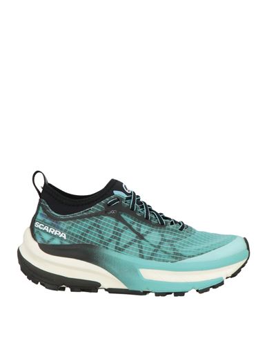 Scarpa Woman Sneakers Sky Blue Size 8 Textile Fibers, Rubber In Blue