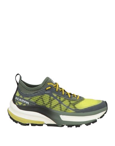 Scarpa Woman Sneakers Green Size 8 Textile Fibers, Rubber In Green