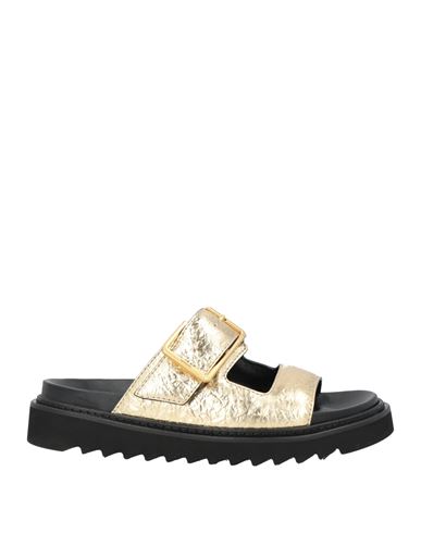 Shop Zadig & Voltaire Woman Sandals Platinum Size 8 Leather In Grey