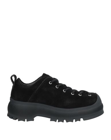 JIL SANDER JIL SANDER WOMAN SNEAKERS BLACK SIZE 11 LEATHER 