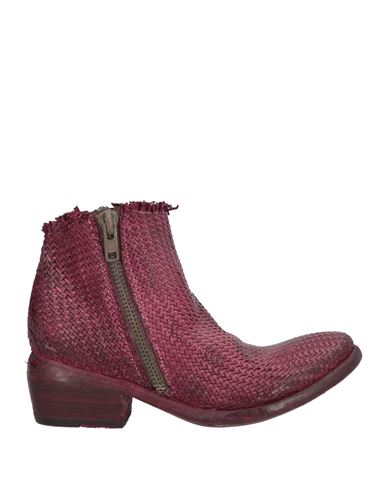 Damy Woman Ankle Boots Plum Size 7 Leather In Purple