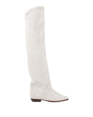 Isabel Marant Woman Boot White Size 6.5 Calfskin In White