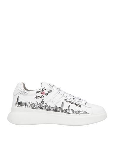 Hogan Hk Limited Edition Man Sneakers White Size 9 Leather In White