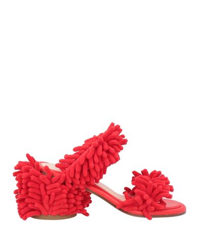 Agl Attilio Giusti Leombruni Agl Woman Sandals Red Size 8 Textile Fibers In Red