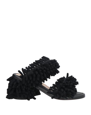 Agl Attilio Giusti Leombruni Agl Woman Sandals Black Size 8 Textile Fibers In Black