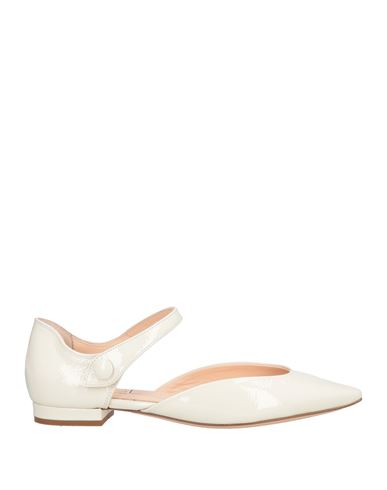 Agl Attilio Giusti Leombruni Agl Woman Ballet Flats Ivory Size 8 Leather In White