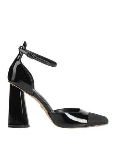 SAM EDELMAN SAM EDELMAN WOMAN PUMPS BLACK SIZE 7.5 TEXTILE FIBERS 