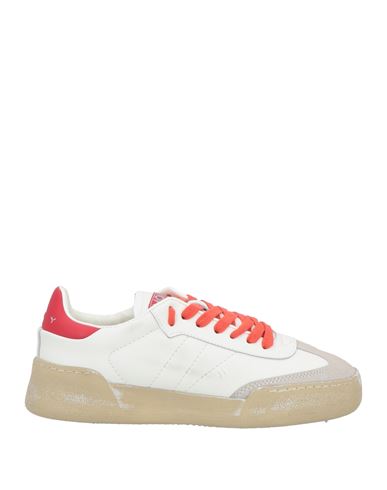 Monoway Woman Sneakers White Size 7 Leather In White