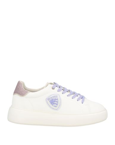 Blauer Woman Sneakers Off White Size 7.5 Leather In Off White