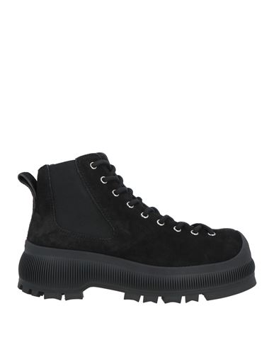 JIL SANDER JIL SANDER WOMAN SNEAKERS BLACK SIZE 8 LEATHER 