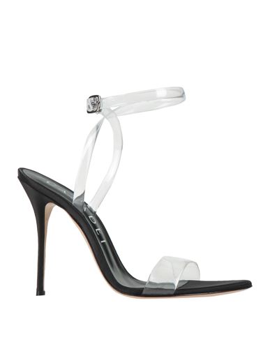 Casadei Woman Sandals Transparent Size 8 Pvc - Polyvinyl Chloride In Transparent