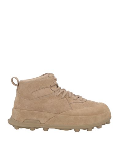 JIL SANDER JIL SANDER WOMAN SNEAKERS SAND SIZE 8 LEATHER 