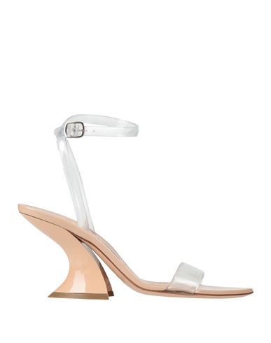 Casadei Woman Sandals Transparent Size 8 Pvc - Polyvinyl Chloride In Transparent