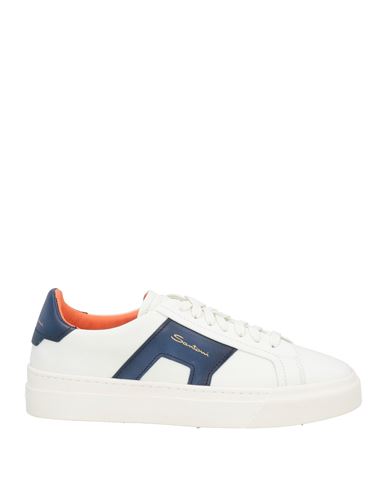 Santoni Double Buckle Sneaker Woman Sneakers White Size 5 Leather In White