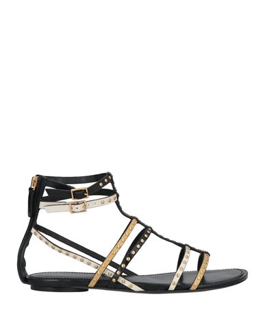 Tory Burch Woman Sandals Black Size 8 Leather In Black