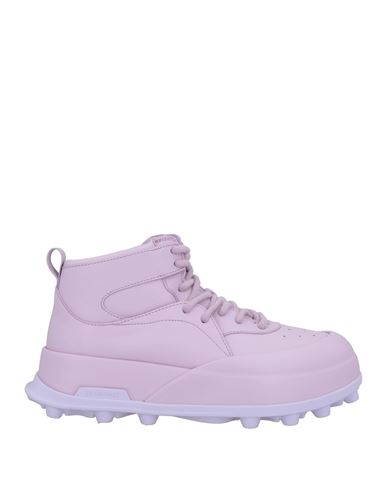JIL SANDER JIL SANDER WOMAN SNEAKERS LILAC SIZE 8 CALFSKIN 
