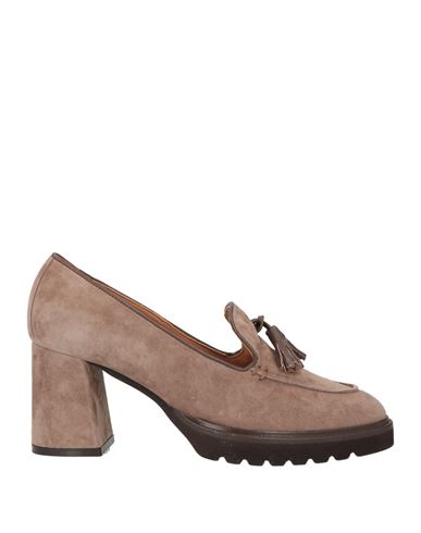 Anima Woman Loafers Taupe Size 8 Leather