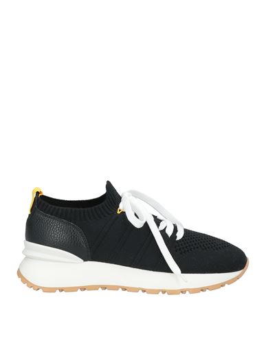 Doucal's Knitted-upper Chunky Sneakers In Black