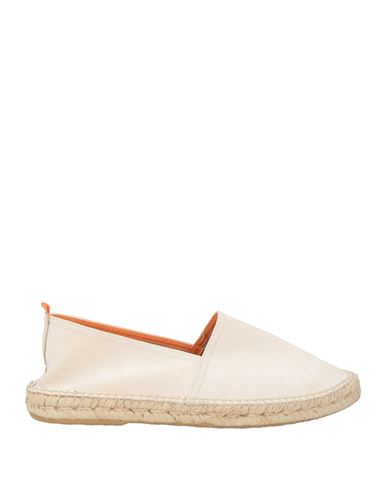 Abarca Man Espadrilles Ivory Size 11 Textile Fibers In White