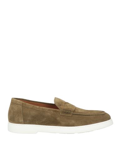 Doucal's Penny-slot Suede Loafers In Green