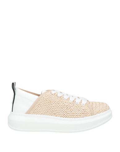 Alexander Smith Woman Sneakers Beige Size 7 Leather In Beige